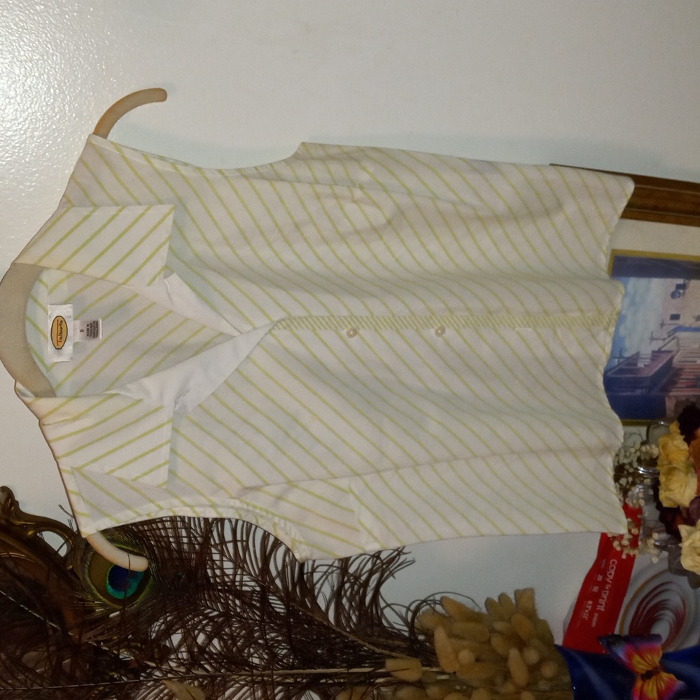 Talbots Button down top blouse super cute